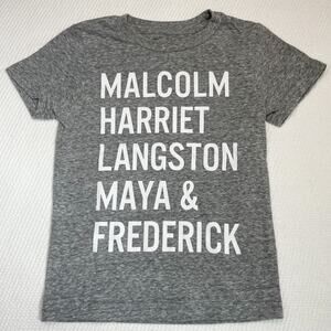 Well Worn Gray Black History Hero Short Sleeve T-Shirt